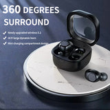 Bluetooth 5.3 Wireless HiFi Sports ENC Noise Cancelling Headphones with Microphone Touch Control TWS Original Earbuds